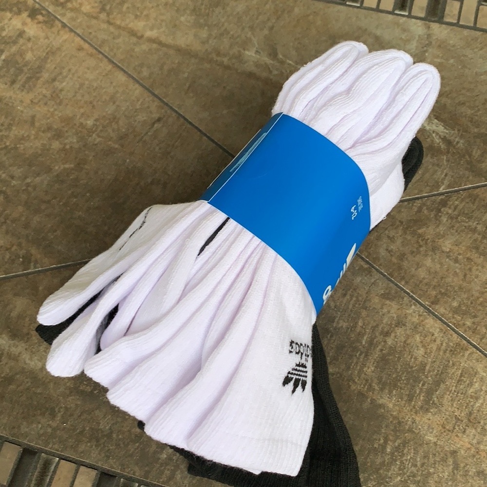 ADIDAS 6 pairs socks set CREW - Picture 10 of 12